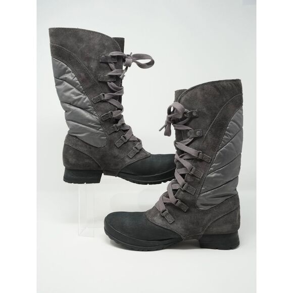 The North Face Zophia Waterproof Insulated Boot Suede Nylon Fill and Rubber - Picture 3 of 7